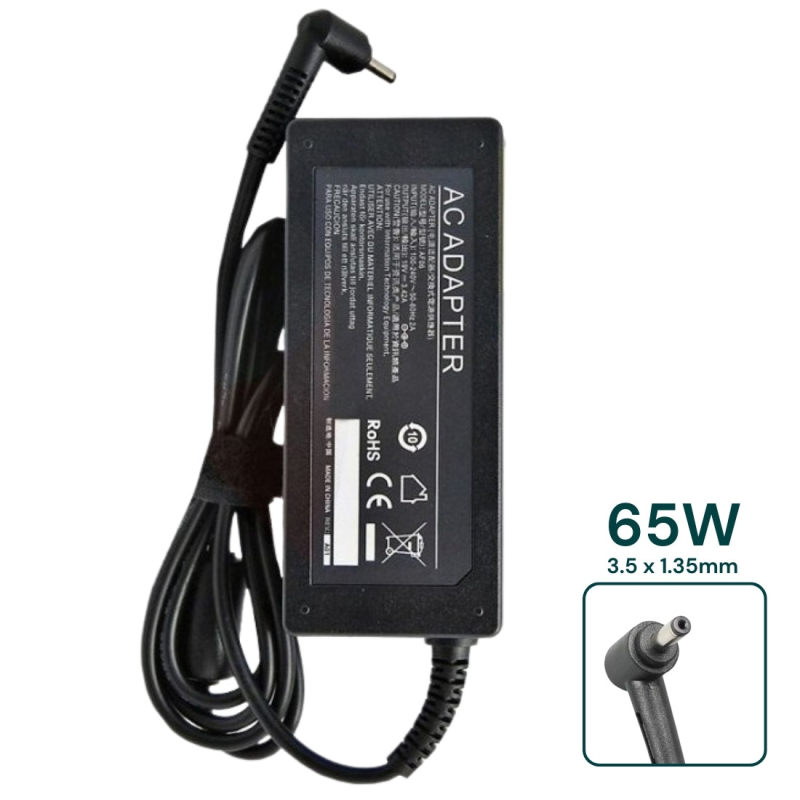 Carregador Compatível Insys 19V 3.42A 65W (3.5*1.35mm) - IL301