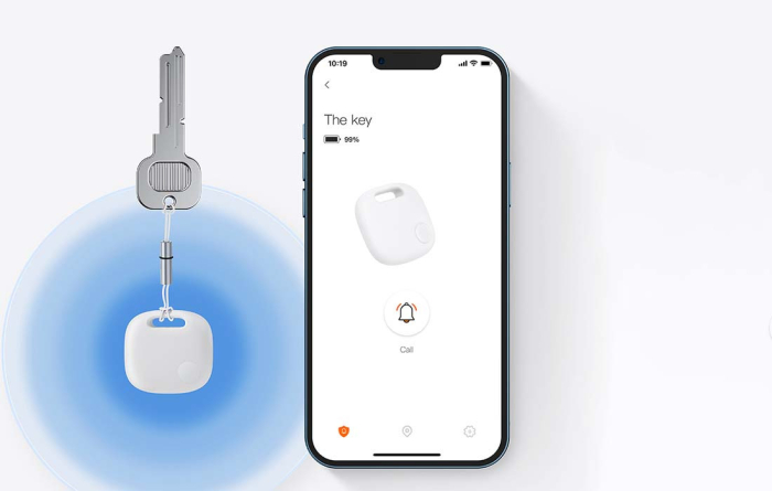 Localizador Bluetooth Até 30m Branco BaseUS