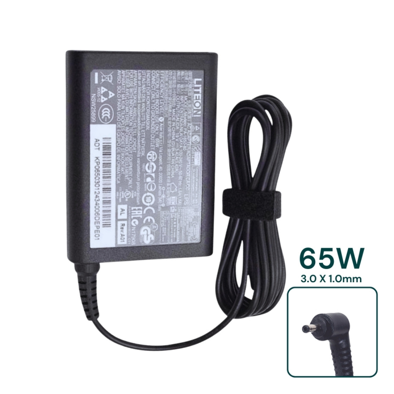 Carregador Original Acer 19V 3.42A 65W (3.0*1.0mm) - KP.06503.002