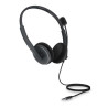 Headsets Energy Sistem - Compatível com PC/Mac/Smartphone - Plugue de 3,5 mm - Microfone com braço retrátil - Cor preta