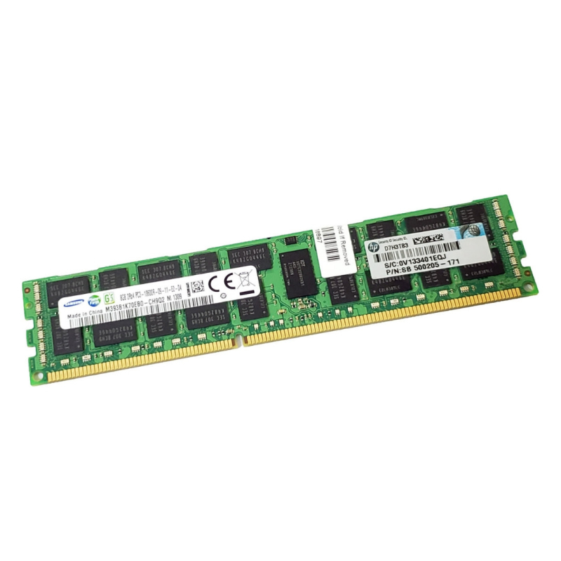 Memória DIMM PC3-10600R HP Enterprise 8GB 1333MHz RDIMM ECC