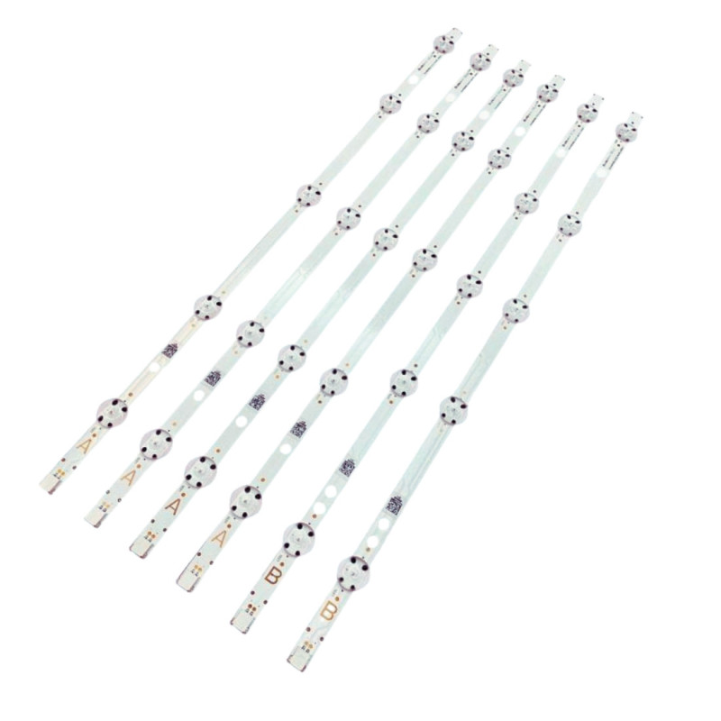 Barra de LEDs TV Toshiba 49" (kit 6x)