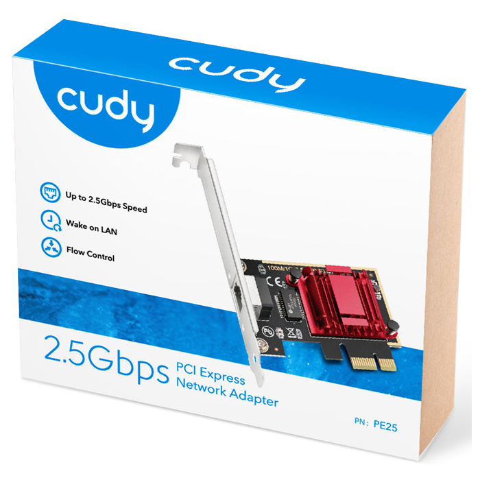 Placa de Rede Cudy PCI Express PE25 2.5Gbps
