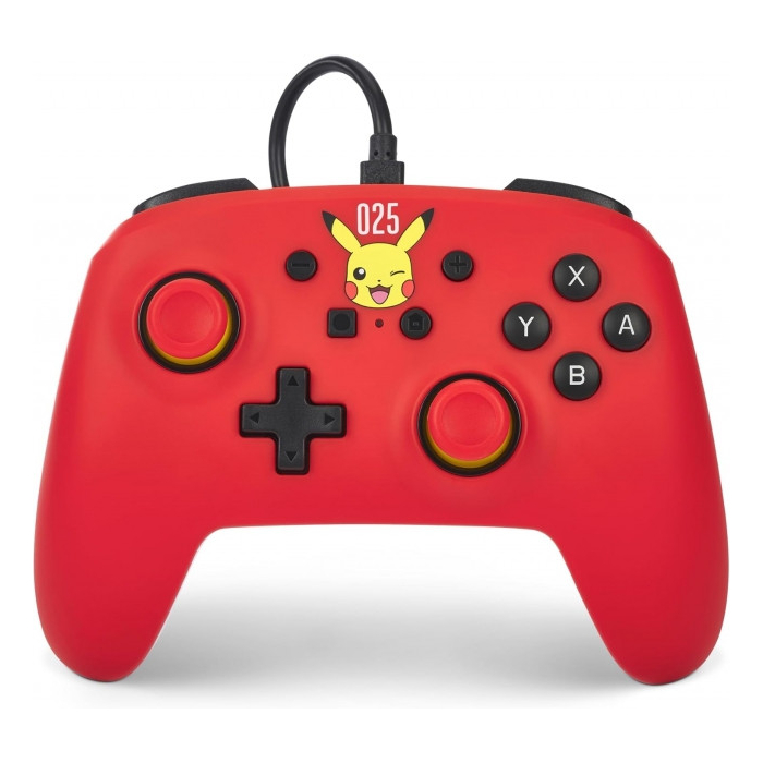 Comando com fio para Nintendo Switch - Pikachu