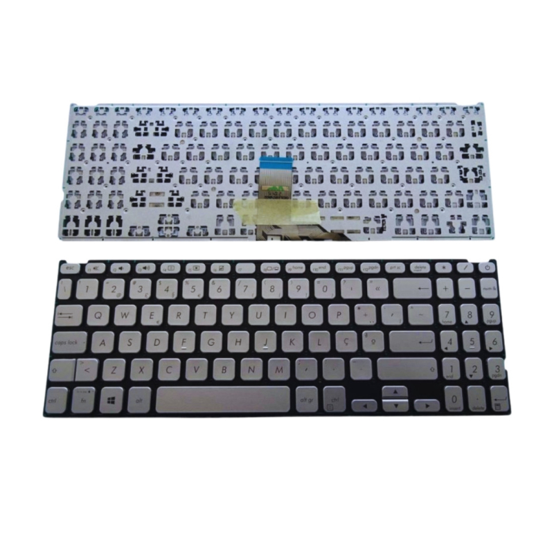 Teclado PT Asus X512FL Silver s/Cover - 90NB0M92-R32PO0