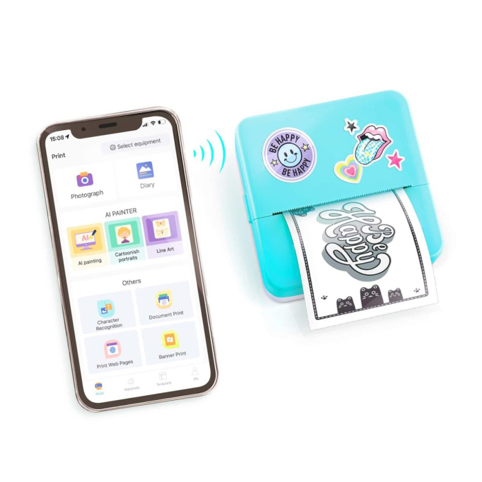 Canal Toys- Impressora portatil de bolso Instantanea ㅤ