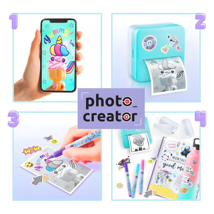 Canal Toys- Impressora portatil de bolso Instantanea ㅤ