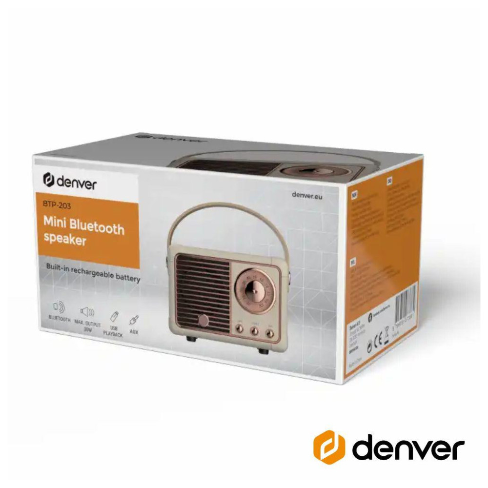 Coluna 30W Bluetooth 5.0 Branco