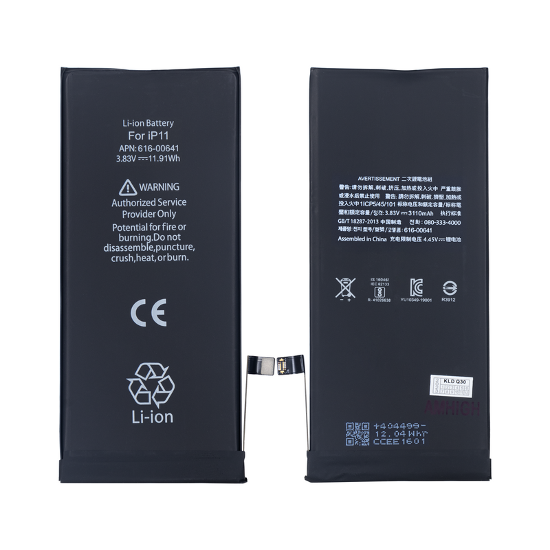 iPhone 11 Bateria 616-00641 3110mAh (Compatível HQ)