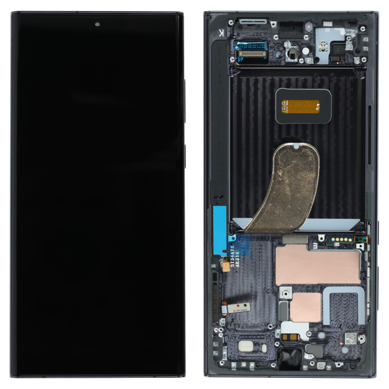 Samsung Galaxy S23 Ultra 5G 2023 Display (Original Service Pack) Phantom Black