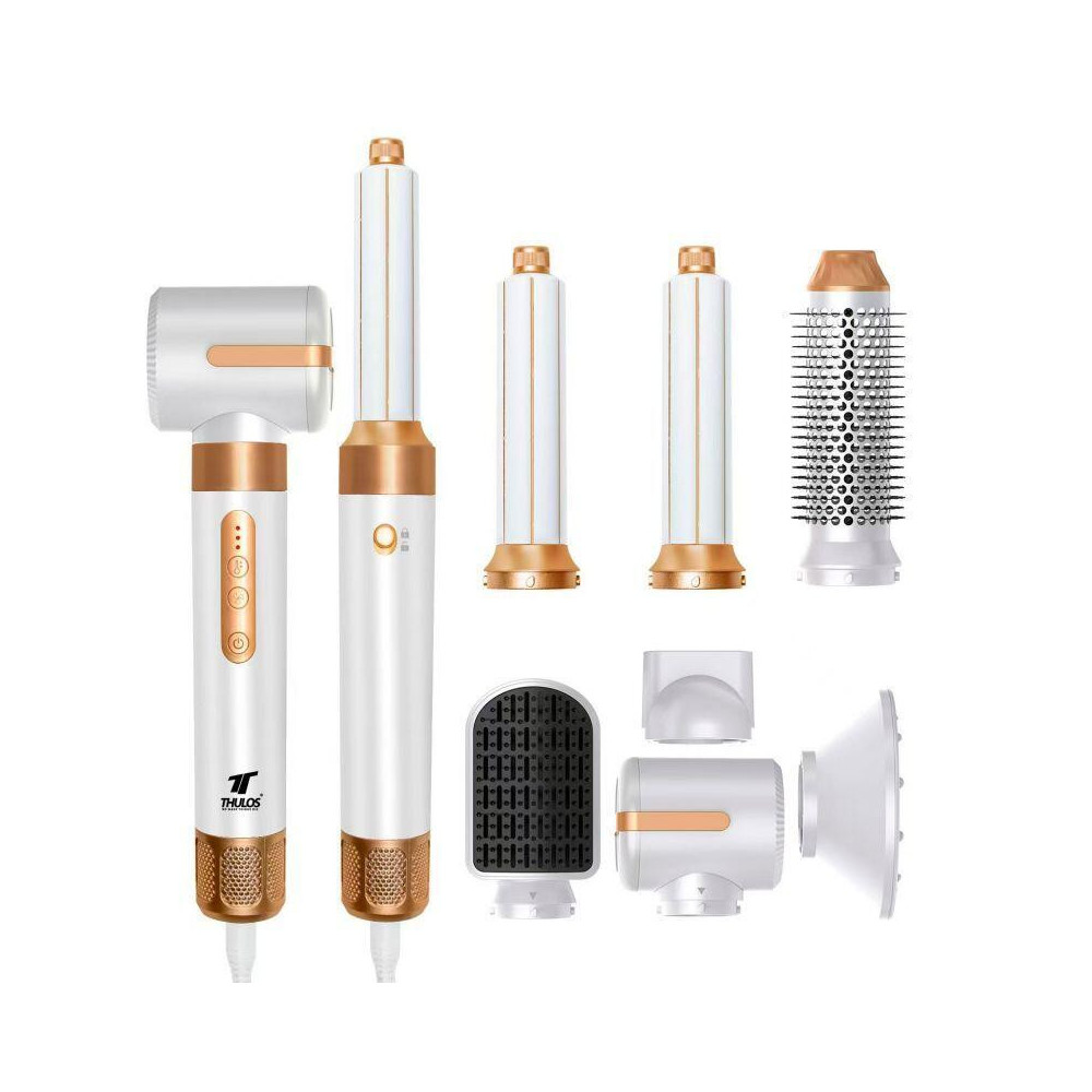 Secador de cabelo 1400w Thulos 7 em 1 Branco