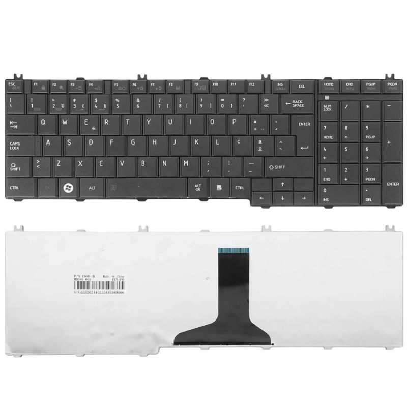 Toshiba Satellite L650 Teclado PT - V000211320