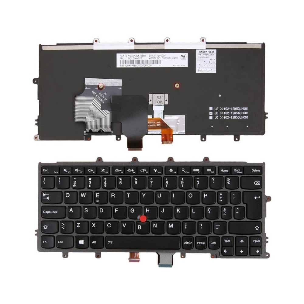 Lenovo X250 Teclado PT s/Backlight - FRU04Y0922