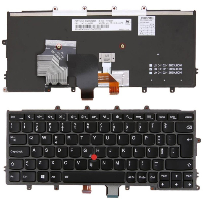 Lenovo X250 Teclado PT s/Backlight - FRU04Y0922