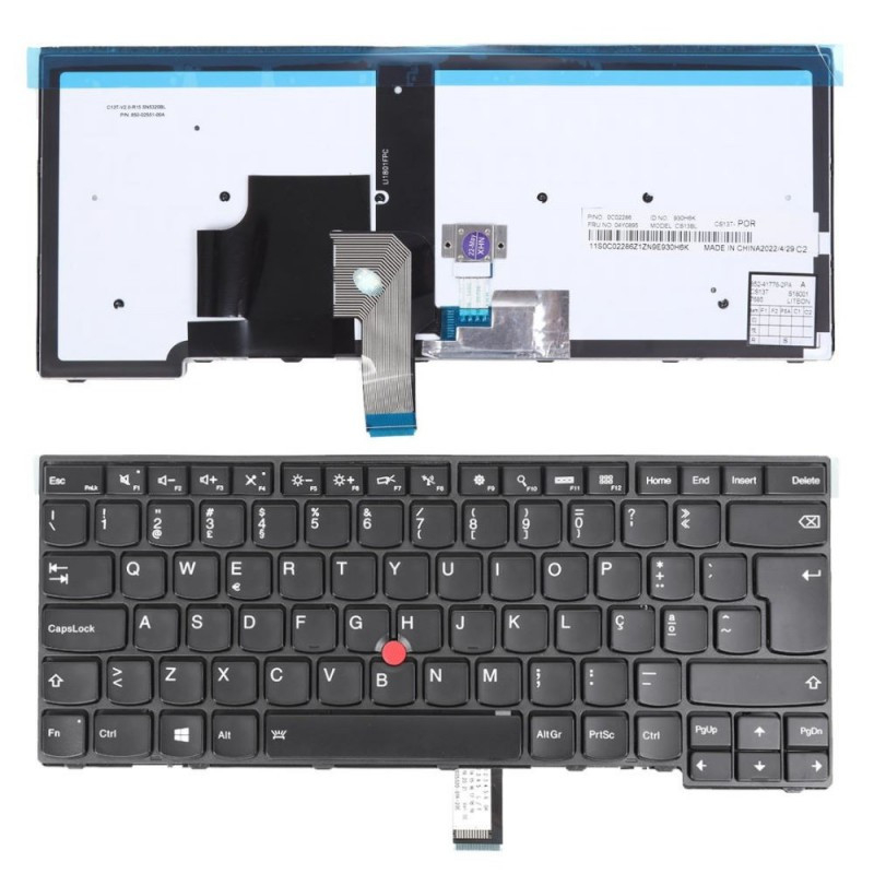 Lenovo T440 Teclado PT - FRU04Y0846