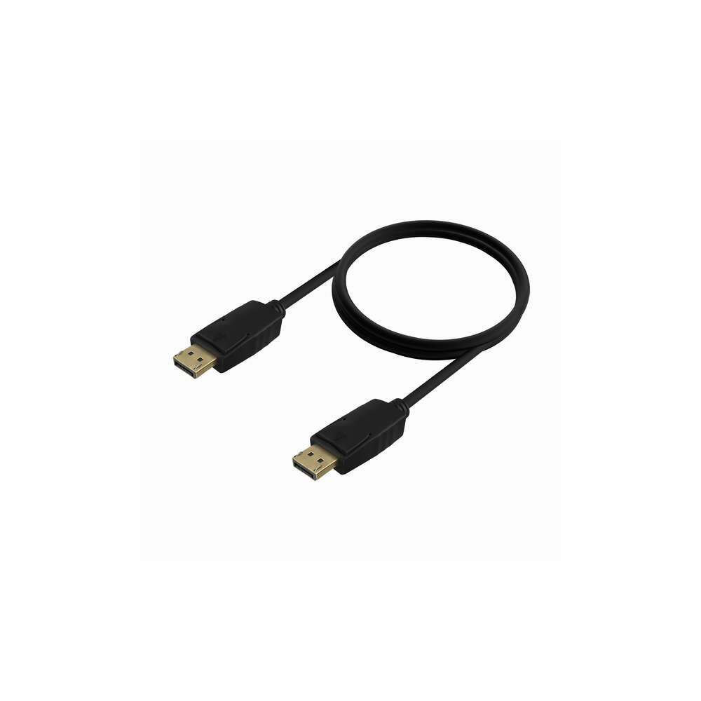 Cabo Aisens Displayport 4K 60Hz DP-DP 1M - Cor Preto