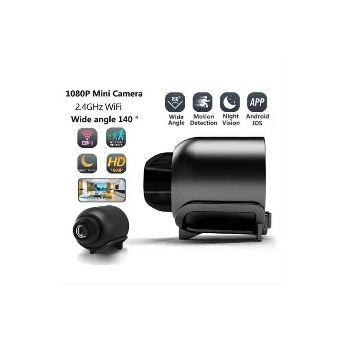 Mini Wifi Câmara X5 Black