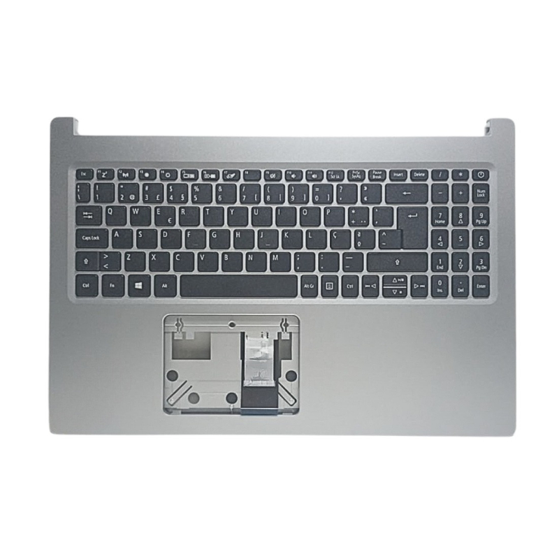 Acer A515-54/A515-54G Keyboard (PORTUGUESE) & Upper Cover (SILVER) - 6B.HDEN7.042