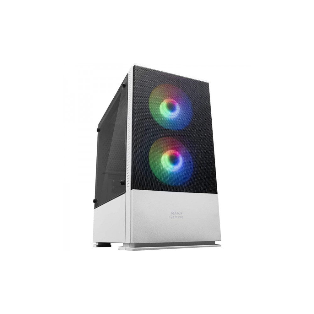 Caixa Mars Gaming MCZ Branca c/ Ventilação avançada e Iluminação RGBSuporte para WaterCooler
