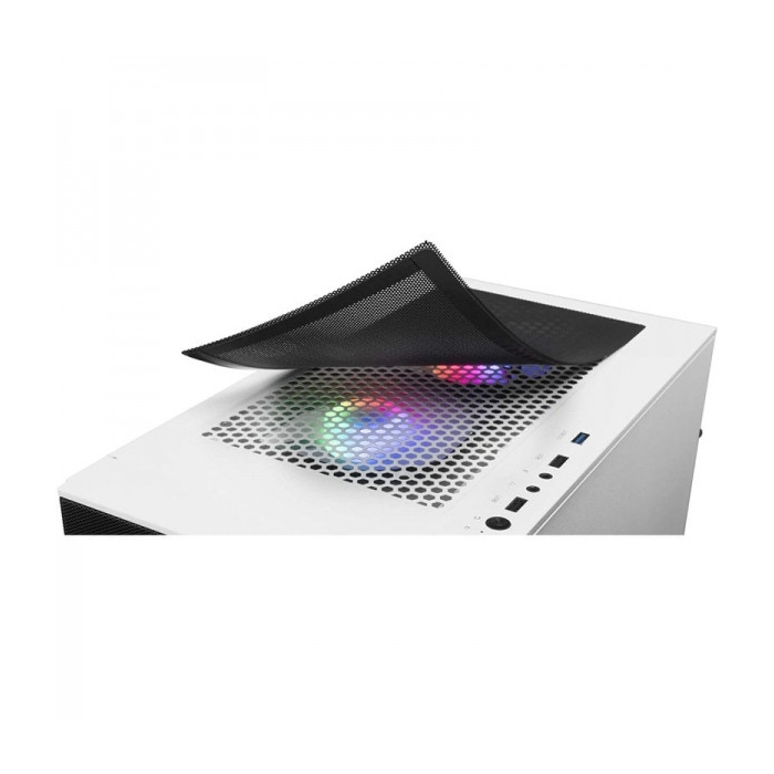 Caixa Mars Gaming MCZ Branca c/ Ventilação avançada e Iluminação RGBSuporte para WaterCooler
