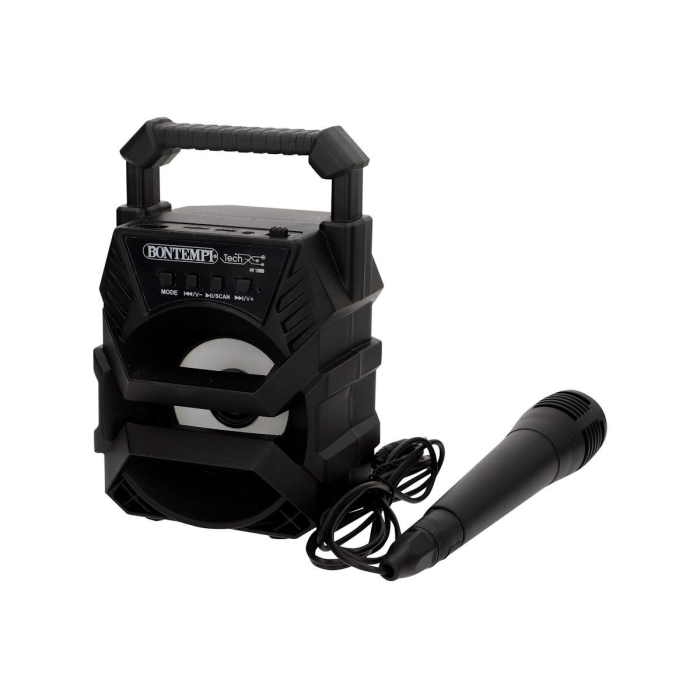 Mini Coluna Wireless C/ Micro- Preto