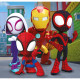 Puzzle Super Color 3x48 Marvel: Spidey and His Amazing Friends - Clementoni