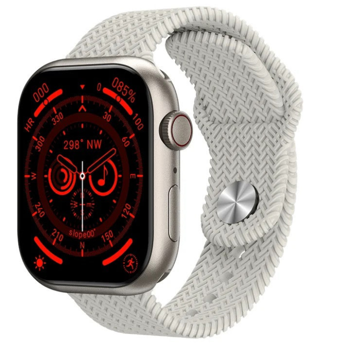 Smartwatch S9 ProMax 45mm Alumínio Kit 7 em 1
