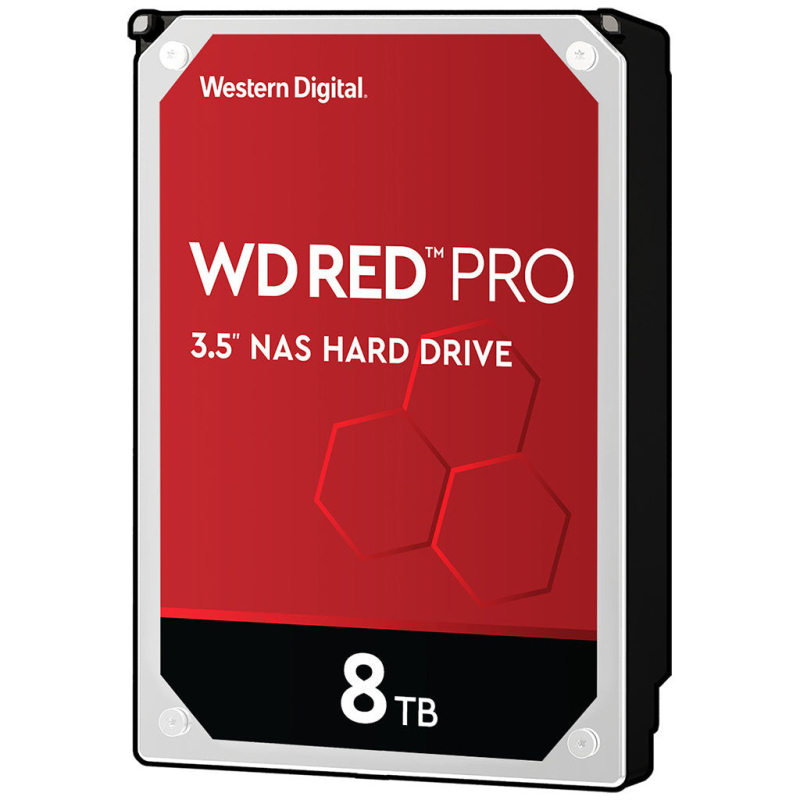 Disco Rígido WD Red Pro 3.5" NAS 8TB 256MB SATA 3 - WD8005FFBX