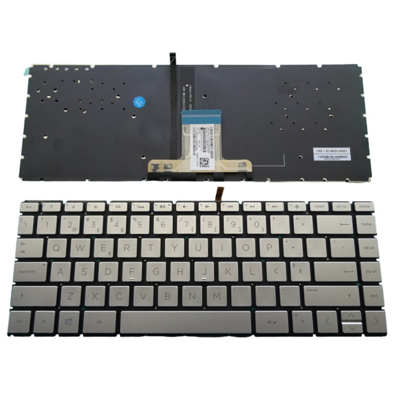 HP Pavilion 14-CE Teclado PT s/Cover Silver (embutir) - L19195-131