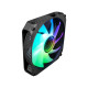 Ventilador Coolbox Infinity ARGB Efeito Túnel Colorido - Silencioso  Rolamento Hidráulico - Preto