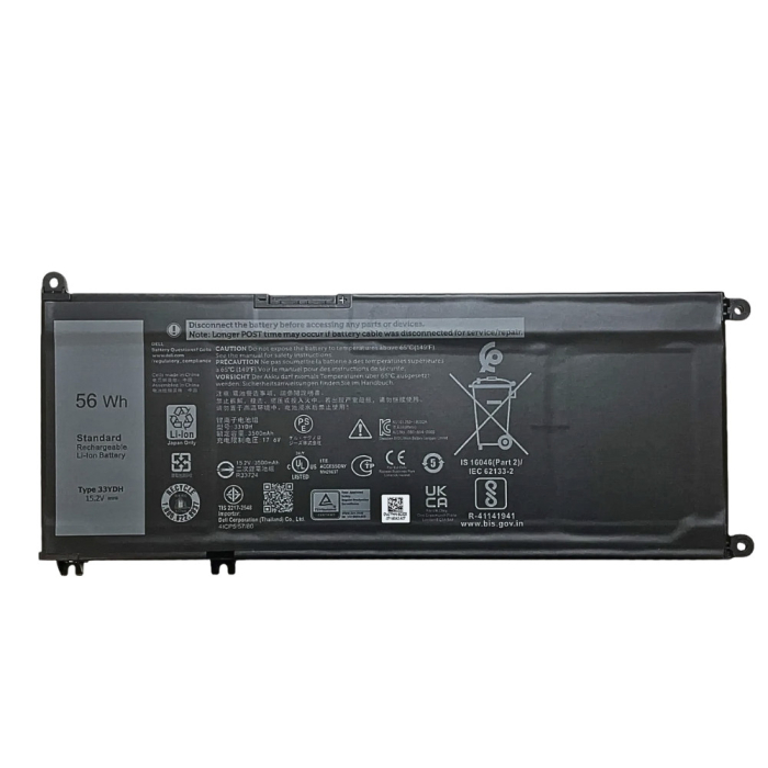 Bateria Compatível Dell 7FHHV 15.2V 3360mAh