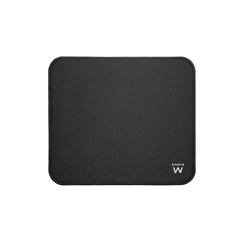 Mouse Pad Ewent - Superfície de poliéster - Base de borracha antiderrapante - 250x220x6 mm - Preto