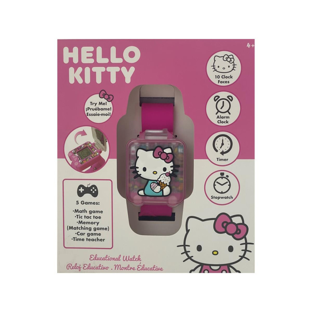 Relógio Educativo Digital - Hello Kitty