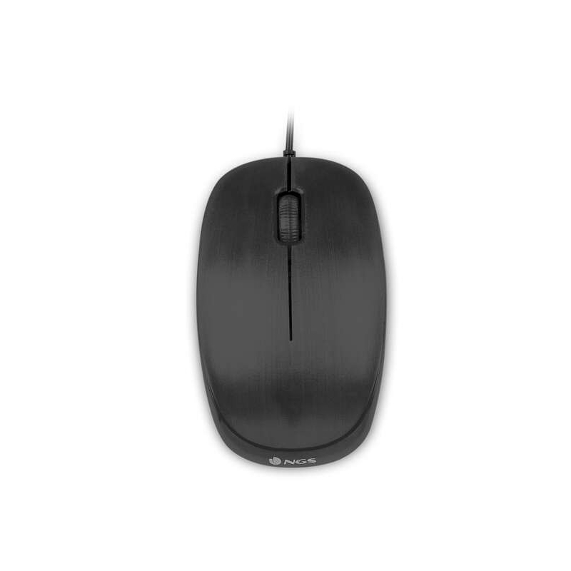Rato NGS USB 1000dpi  3 Botões - Uso ambidestro
