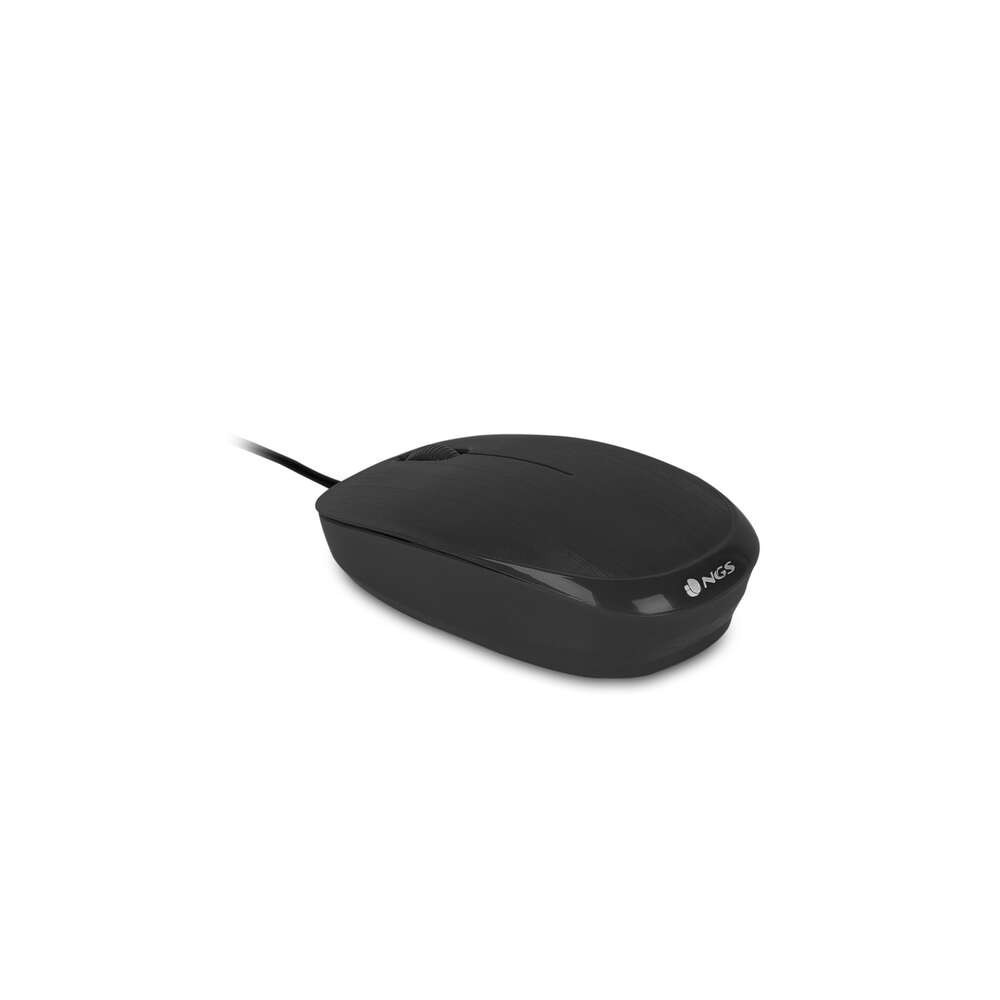 Rato NGS USB 1000dpi  3 Botões - Uso ambidestro