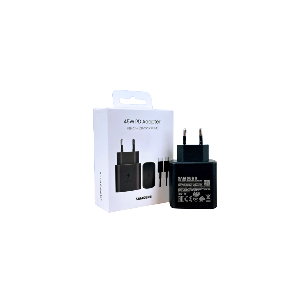 Carregador Original Samsung USB-C 45W Preto
