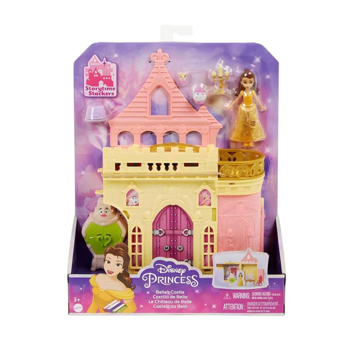 Disney - Mini casa de bonecas Castelo de Bela da Disney Princess