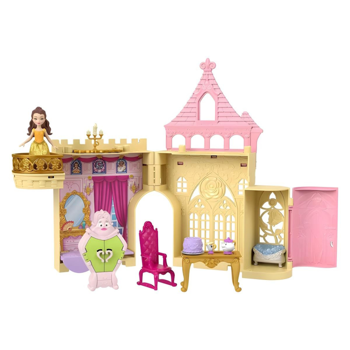 Disney - Mini casa de bonecas Castelo de Bela da Disney Princess