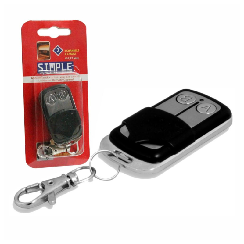 Comando Garagem Universal 2 Canais 433mhz