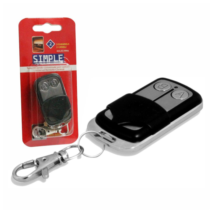 Comando Garagem Universal 2 Canais 433mhz
