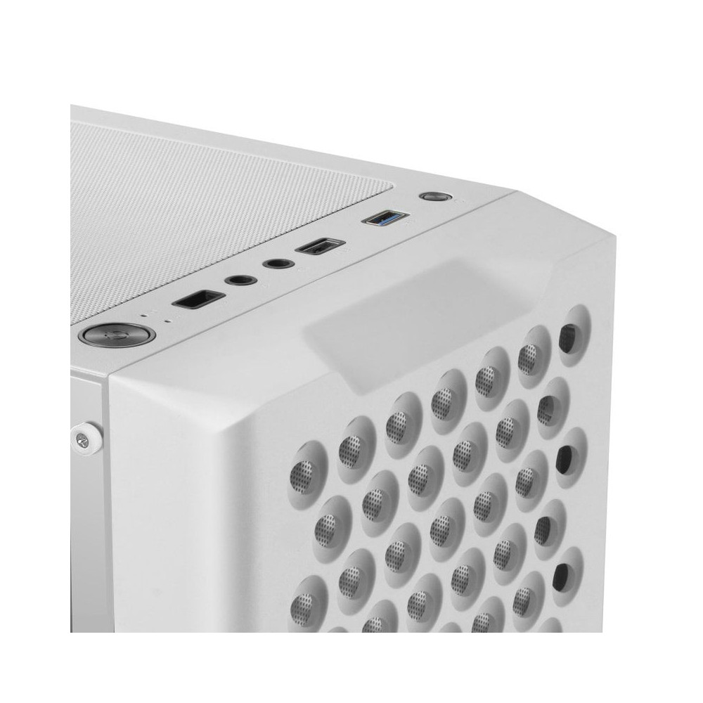 Caixa PC Mars Gaming MC-iPRO ATX Mesh Frontal 3D Vidro Temperado Ventoinha FDB (Branca)