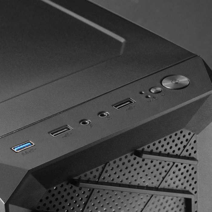 Caixa ATX Mars Gaming MC-2000 Professional Mesh Front (Preto)