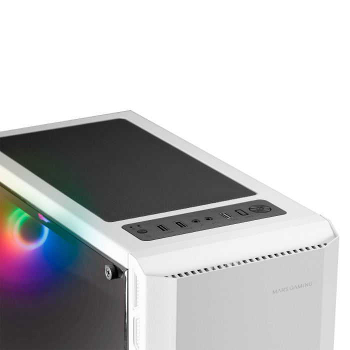 Caixa ATX Mars Gaming MC-X2 FRGB (Branca)