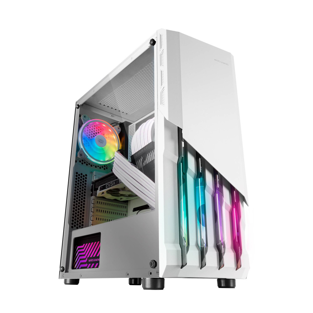 Caixa ATX Mars Gaming MC-X2 FRGB (Branca)