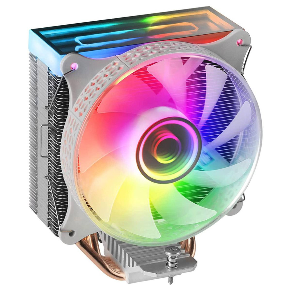 Air Cooler CPU Mars Gaming Dual Mirror Infinite ARGB (Branco)
