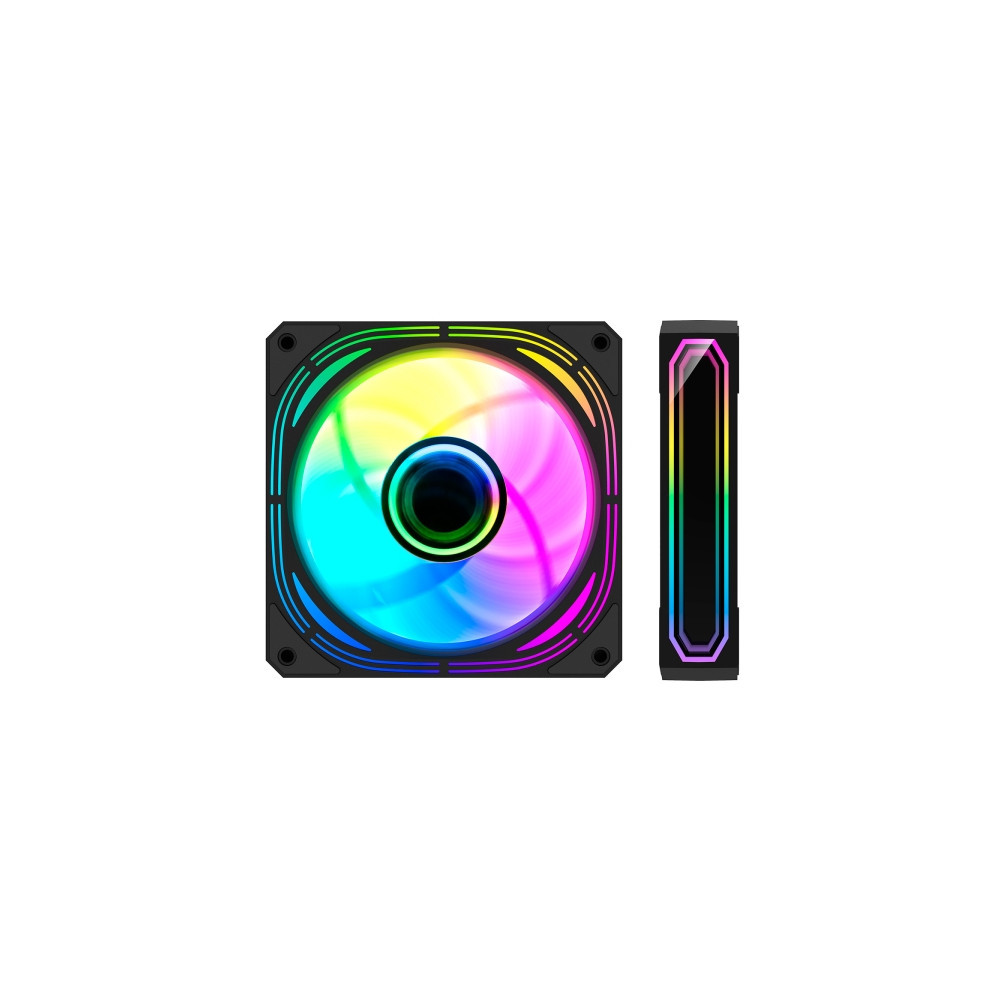 KIT Coolbox 4 Ventoinhas 12cm ARGB Infinity Pro