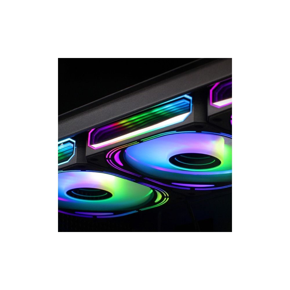 KIT Coolbox 4 Ventoinhas 12cm ARGB Infinity Pro