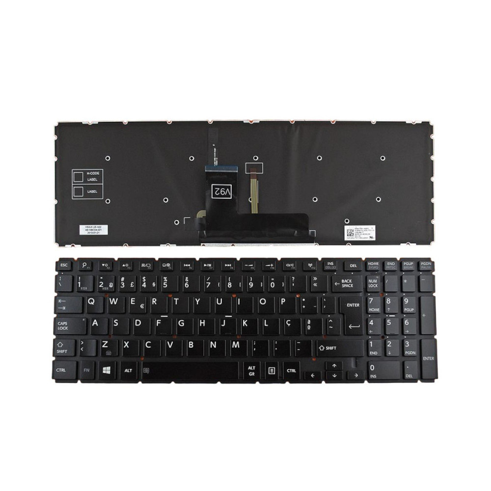 Toshiba Satellite L50-B Teclado PT s/Cover Backlight (embutir) - A000296580