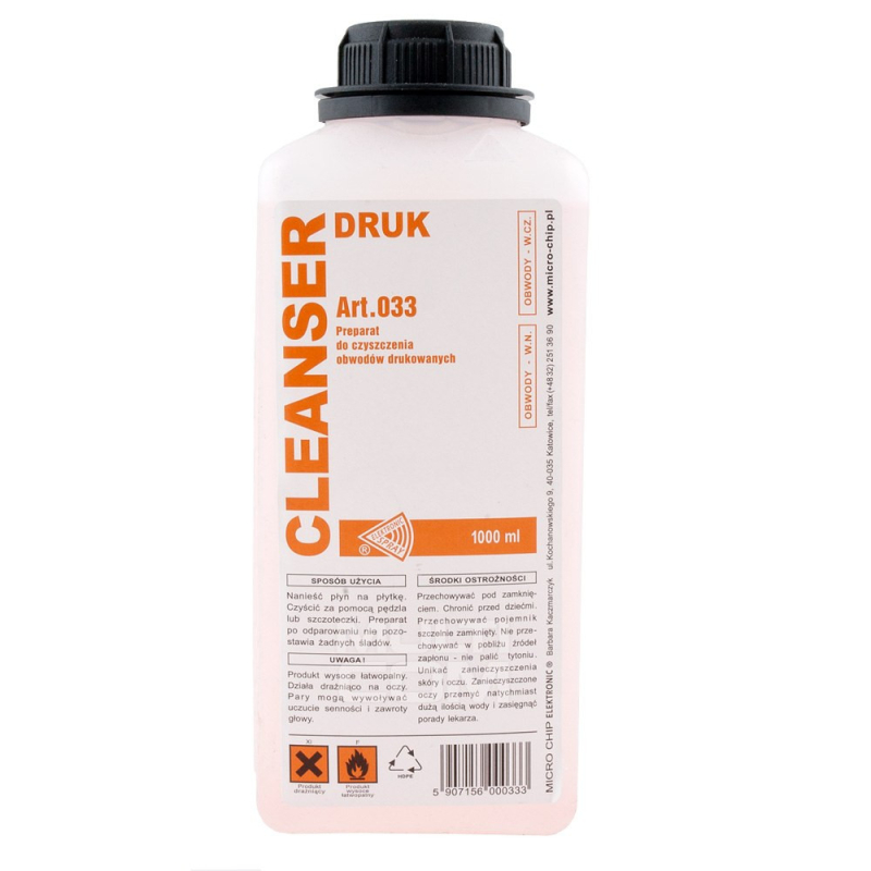 Alcool Isopropílico Cleaner Druk 1 Litro