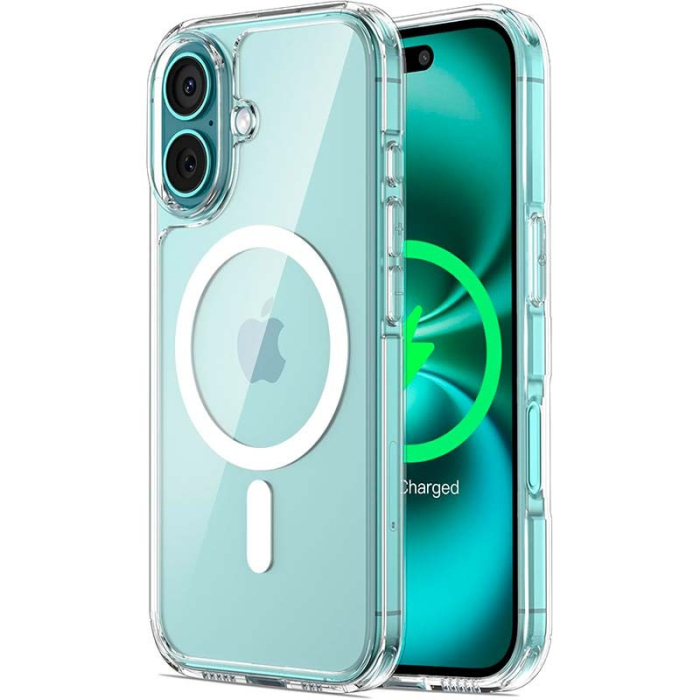 Capa Magsafe Compatível para iPhone 16 6.1’’ Transparente